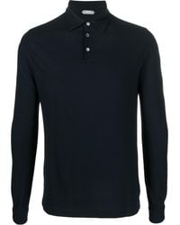 Zanone - Basic Long-sleeved Polo Shirt - Lyst