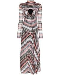 Missoni - Zigzag-woven Asymmetric Dress - Lyst
