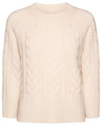 Elena Miro - Pull En Maille Torsadée - Lyst