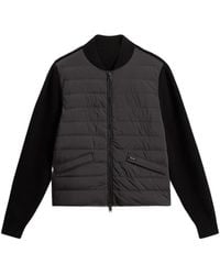 Woolrich - Hybrid Quilted Bomber Jacket - Lyst
