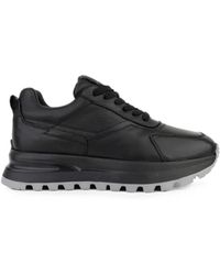 Linda Baumann - Panelled Leather Sneakers - Lyst
