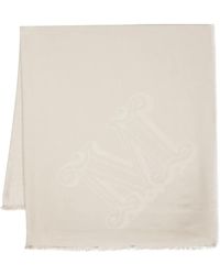 Max Mara - Foulard In Misto Seta Stampato - Lyst