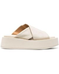 Marsèll - 60Mm Cross-Strap Platform Sandals - Lyst