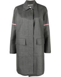 Thom Browne - Rwb-Stripe Twill Coat - Lyst