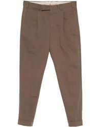 PT Torino - Pleated Cuffed Trousers - Lyst