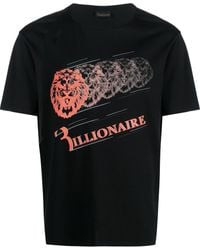 Billionaire - Logo-print Cotton T-shirt - Lyst