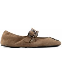 Tory Burch - Reva Punk Ballet Flats - Lyst