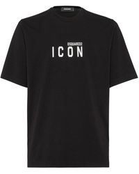 DSquared² - T-shirt en coton à logo imprimé - Lyst