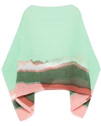 Pleats Please Issey Miyake - Capa plisada - Lyst
