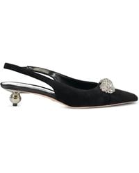 Giambattista Valli - 35Mm Crystal-Embellished Slingback Pumps - Lyst