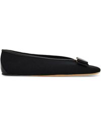 Ferragamo - Vara Mesh Ballet Flats - Lyst