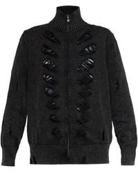 AVAVAV - Cardigan Zippé À Effet Usé - Lyst