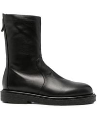 Pomme D ́Or - Bottines En Cuir À Fermeture Zippée Arrière - Lyst