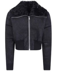 Rick Owens - Flight Jkt Cropped Jack - Lyst