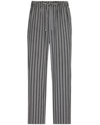 Dolce & Gabbana - Pantaloni A Righe Con Coulisse - Lyst