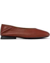 Camper - Casi Myra Leather Ballerina Shoes - Lyst