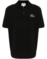 Lacoste - Logo-Appliqué Polo Shirt - Lyst