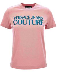 Versace Jeans Couture - Logo-Print T-Shirt - Lyst