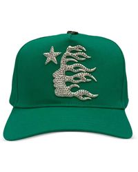 HELLSTAR - Rhinestone Snapback Hat - Lyst