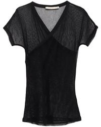 Paloma Wool - Olimpia Sheer Wrap-Style T-Shirt - Lyst