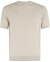 Paolo Pecora - Short-Sleeve Crew-Neck Sweater - Lyst