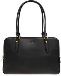 Furla - Grained-Leather Tote Bag - Lyst