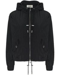 L'Agence - Miro Hooded Windbreaker - Lyst