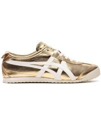 Onitsuka Tiger - Mexico 66 Gold White Sneakers - Lyst