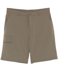 Manuel Ritz - Logo-Patch Belt-Loop Shorts - Lyst