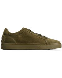 Tod's - Logo-detail Suede Sneakers - Lyst