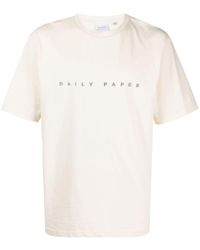 Daily Paper - Alias Logo-embroidered Cotton T-shirt - Lyst