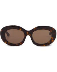 Thierry Lasry - Tortoiseshell-Effect Round-Frame Sunglasses - Lyst
