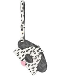Fendi - Best Friends Forever Dog-Head Strap Card Case - Lyst
