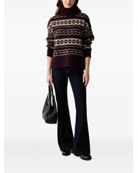Barbour - Fair Isle Roll-Neck Sweater - Lyst