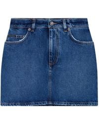 Dolce & Gabbana - Denim Mini Skirt - Lyst