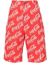 ERL - X Coca Cola Printed Shorts - Lyst