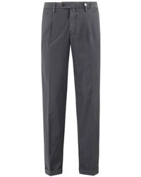 Myths - Zeus Pleated Turn-Up Trousers - Lyst