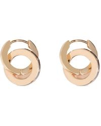 Bimba Y Lola - Interlocking Logo-Engraved Earrings - Lyst