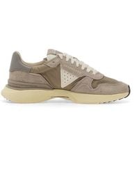 Clarks - Craftwick Panelled Lace-Up Sneakers - Lyst