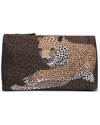 Inoui Edition - M Felis Leopard-Print Wash Bag - Lyst