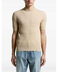 Peserico - Ribbed Short-Sleeve T-Shirt - Lyst