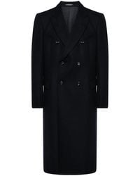 Emporio Armani - Double-Breasted Coat - Lyst