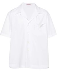 Valentino Garavani - V-Detail Bowling Shirt - Lyst