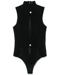 Mugler - カットアウト ロンパース - Lyst
