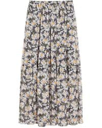 Weekend by Maxmara - Artello Floral Print Tiered Skirt - Lyst