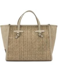 Gianni Chiarini - Geweven Shopper Met Geknoopt Detail - Lyst