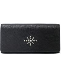 HTC - Long Studded Leather Wallet - Lyst