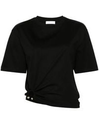 Rabanne - Signature Piercing Jersey T-shirt - Lyst