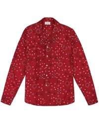 Rhude - Bandana-Print Long-Sleeve Shirt - Lyst