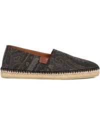 Etro - Arnica Jacquard Paisley-Pattern Espadrilles - Lyst